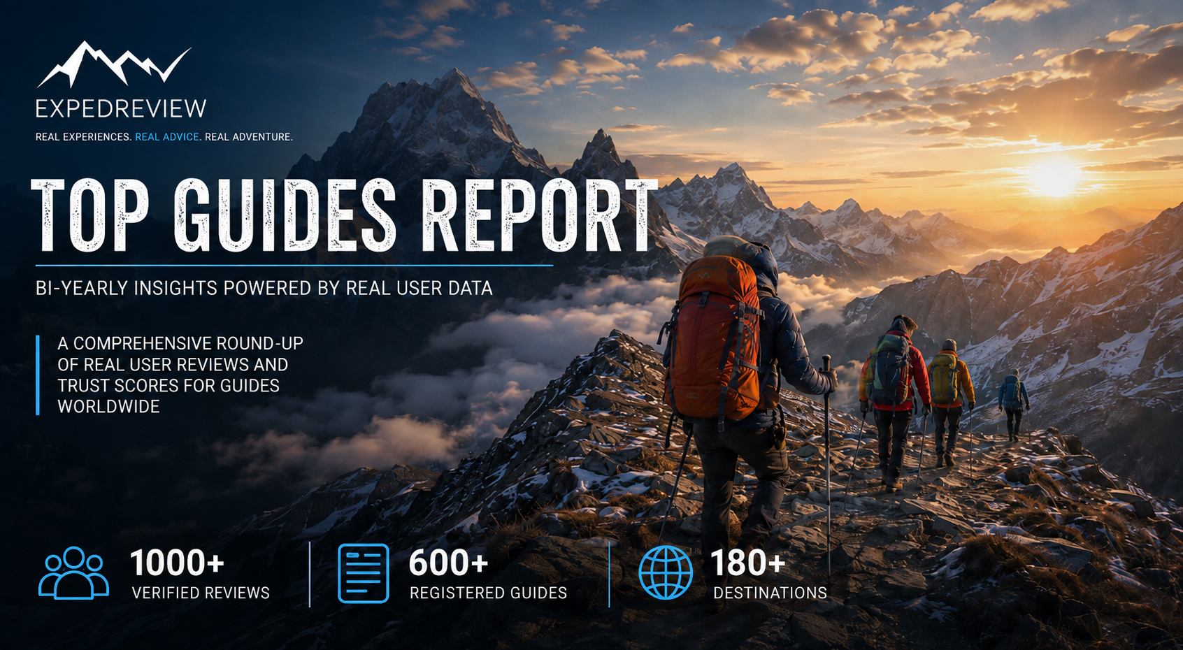 ExpedReview Trust Report H1 2026: the highest-rated expedition guides in Nepal, Tanzania and worldwide